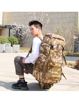 Tactical Camouflage Backpack Men Travel Bag Large Capacity Outdoor Mountaineering