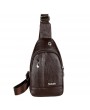 Business Casual Waterproof Chest Bag Sling Bag Crossbody Bag For Men