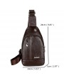 Business Casual Waterproof Chest Bag Sling Bag Crossbody Bag For Men