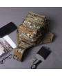 Canvas Camouflage Outdoor Travel Sling Bag Large Capacity Tactical Chest bag Crossbody Bag