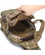 Canvas Camouflage Outdoor Travel Sling Bag Large Capacity Tactical Chest bag Crossbody Bag