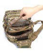 Canvas Camouflage Outdoor Travel Sling Bag Large Capacity Tactical Chest bag Crossbody Bag