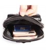 Genuine Leather 7 Inch Phone Bag Casual Business Waist Bag Multi-functional Crossbody Bag