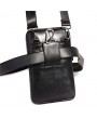 Genuine Leather 7 Inch Phone Bag Casual Business Waist Bag Multi-functional Crossbody Bag