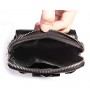 Genuine Leather 7 Inch Phone Bag Casual Business Waist Bag Multi-functional Crossbody Bag