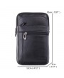 Genuine Leather Business Casual Multi-functional 7 Inch Phone Bag Waist Bag Crossbody Bag For Men