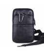 Genuine Leather Business Multi-functional 6 Inch Phone Bag Waist Bag Crossbody Bag For Men