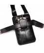 Genuine Leather Multi-functional 7 Inch Phone Bag Waist Bag Crossbody Bag For Men