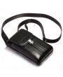 Genuine Leather Multi-functional 7 Inch Phone Bag Waist Bag Crossbody Bag For Men