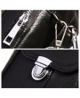 Genuine Leather Multi-functional 7 Inch Phone Bag Waist Bag Crossbody Bag For Men