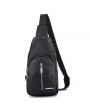 Men Casual Multi-pocket Sling Bag Chest Bag Crossbody Bag For Men