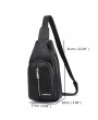 Men Casual Multi-pocket Sling Bag Chest Bag Crossbody Bag For Men