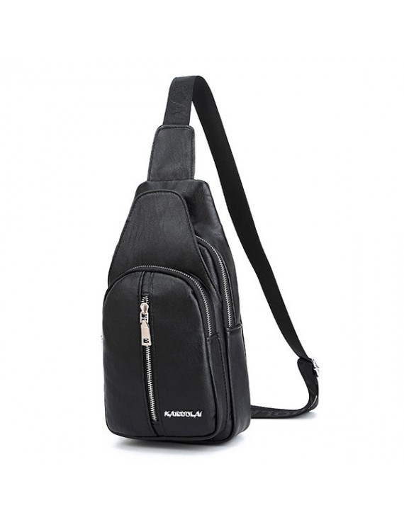 Men Casual Multi-pocket Sling Bag Chest Bag Crossbody Bag For Men