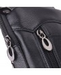 Men Genuine Leather Business Casual Multi-functional 7 Inch Phone Bag Waist Bag Crossbody Bag