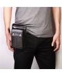 Multi-functional 7 Inch Phone Bag Genuine Leather Business Waist Bag Crossbody Bag For Men