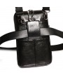 Multi-functional 7 Inch Phone Bag Genuine Leather Business Waist Bag Crossbody Bag For Men