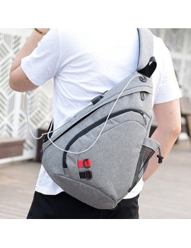 Multi-functional Casual Minimalist Large Capacity Sling Bag Chest Bag Crossbody Bag For Men