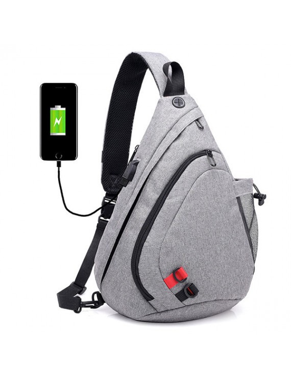 Multi-functional Casual Minimalist Large Capacity Sling Bag Chest Bag Crossbody Bag For Men