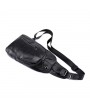 PU Leather Outdoor Casual Sling Bag Chest Bag Crossbody Bag For Men