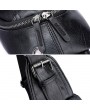 PU Leather Outdoor Casual Sling Bag Chest Bag Crossbody Bag For Men