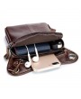 Retro Multi-functional Genuine Leather Shoulder Crossbody Bag Waist Bag Leg Bag For Men