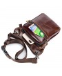 Retro Multi-functional Genuine Leather Shoulder Crossbody Bag Waist Bag Leg Bag For Men