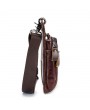 Retro Multi-functional Genuine Leather Shoulder Crossbody Bag Waist Bag Leg Bag For Men