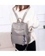 Oxford Leisure Backpack Solid Oxford Casual Shoulder Bag