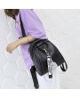 PU Leather Multi-function Student Bag Leisure Travel Backpack For Women