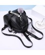 PU Leather Multi-function Student Bag Leisure Travel Backpack For Women