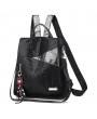 Women Anti-theft Backpack Purse Paillette Oxford Shoulder Bag