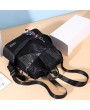 Women Anti-theft Backpack Purse Paillette Oxford Shoulder Bag