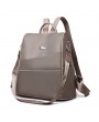 Women Anti-theft Backpack Purse Solid Multi-function Shoulder Bag