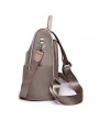 Women Anti-theft Backpack Purse Solid Multi-function Shoulder Bag