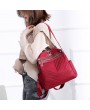 Women Oxford Multifunction Shoulder Bag School Bag Backpack