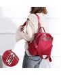 Women Oxford Multifunction Shoulder Bag School Bag Backpack