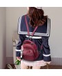 Women PU Leather Mini Backpack Diagonal Multi-function Bag