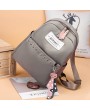 Women Rivet Shoulder Bag Oxford Outdoor Travel Multifunction Backpack