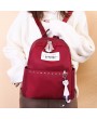 Women Rivet Shoulder Bag Oxford Outdoor Travel Multifunction Backpack