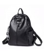 Women Soft Leather Backpack Travel Large Capacity Shoulder Bag