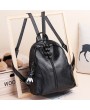 Women Soft Leather Backpack Travel Large Capacity Shoulder Bag