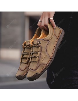 9927 Autumn Large Size Men's Sewing Bottom Low-cut Casual Handmade Shoes