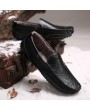 Casual Handmade Leather Peas Shoes