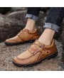 Large Size Low-cut Men's Lace-up Anti-collision Casual Shoes Trend Korean All-match