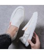 Men Flat Lazy Shoes Breathable Umbrella Cloth Casual Footwear