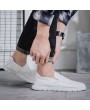 Men Flat Lazy Shoes Breathable Umbrella Cloth Casual Footwear