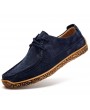 Men's Casual Leather Shoes Spring and Autumn Men's Breathable Leather Shoes Men's Fashion Shoes