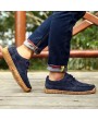 Men's Casual Leather Shoes Spring and Autumn Men's Breathable Leather Shoes Men's Fashion Shoes