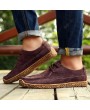 Men's Casual Leather Shoes Spring and Autumn Men's Breathable Leather Shoes Men's Fashion Shoes