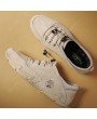 Men's Octopus Peas Shoes Breathable Casual Driving Leather Shoes